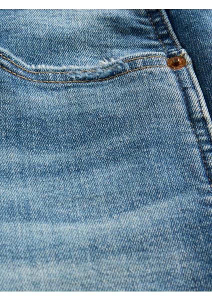 Kadın Mavi High Rise Cigarette Washwell™ Jean Pantolon fiyatları