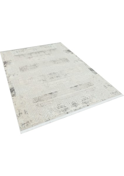 Axander Gri Modern Etnik Desenli Akrilik Hav Vermeyen Leke Tutmayan Kolay Temizlenen Yumuşak Makine Salon Yolluk Mutfak Halı fırsatları