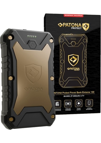Protect 9993 Powerbank Extreme 100 PD65W 27.000MAH Kablosuz Şarj