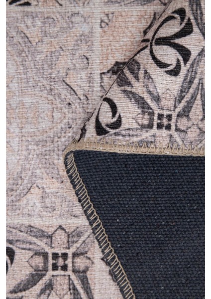 Glaslow Patchwork Pembe Polyester Daire Modern Desenli Pamuk Makinada Yıkanabilir Hav Toz Vermez Leke Tutmayan Kaymaz Taban Dijital Makine Baskı Salon Yolluk Mutfak Halı fırsatları