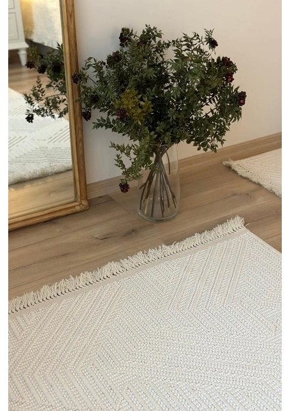 Xinyi Ekru Modern Etnik Desenli Hav Vermeyen Leke Tutmayan Kolay Temizlenen Yumuşak Makine Salon Yolluk Mutfak Halı modelleri