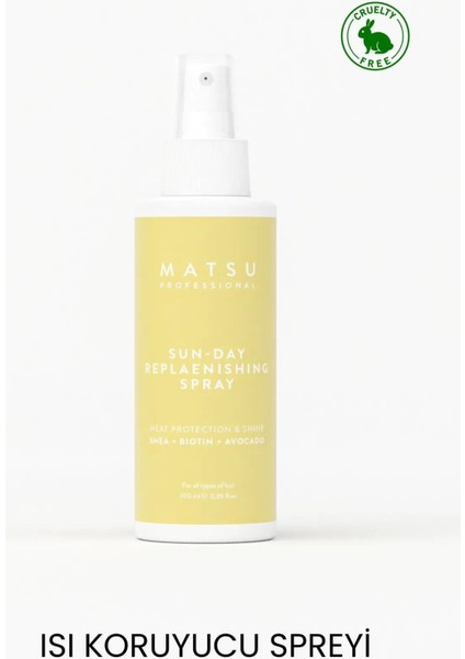 Professional Isı Koruyucu ve Onarıcı Saç Spreyi 100 ml – Shea Yağı, Biyotin ve Avokado İçerikli, Tüm Saç Tiplerine Uygun fiyatları