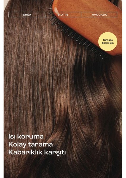 Professional Isı Koruyucu ve Onarıcı Saç Spreyi 100 ml – Shea Yağı, Biyotin ve Avokado İçerikli, Tüm Saç Tiplerine Uygun fırsatları