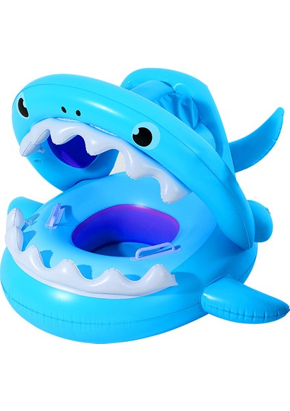 Tente ile Köpekbalığı Koltuğuçocuk Yüzme Halkasıbebek ve Yürümeye Başlayan Çocuk Koltuğuçıkarılabilir Su Halkası (Yurt Dışından)