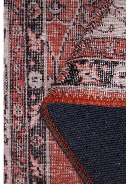 Nottingham Geometrik Bordo Polyester Kare Modern Desenli Pamuk Makinada Yıkanabilir Hav Toz Vermez Leke Tutmayan Kaymaz Taban Dijital Makine Baskı Salon Yolluk Mutfak Halı modelleri