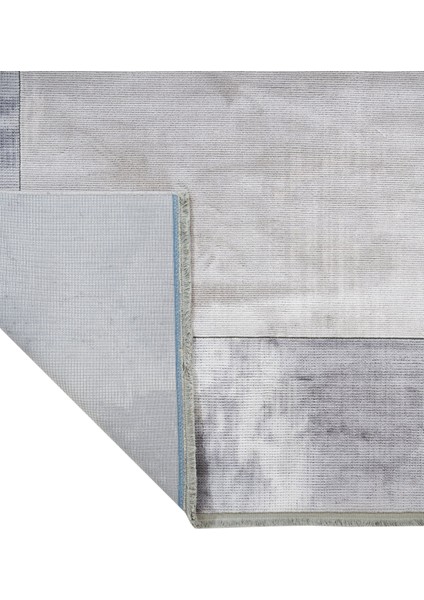 Geometrik Gri Viskon Dikdörtgen Modern Desenli Akrilik Hav Vermeyen Leke Tutmayan Kolay Temizlenen Yumuşak Makine Salon Yolluk Mutfak Halı indirimleri