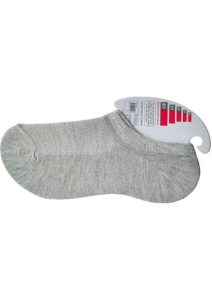 Gri Kadın Görünmez Çorap 12 Çift modelleri