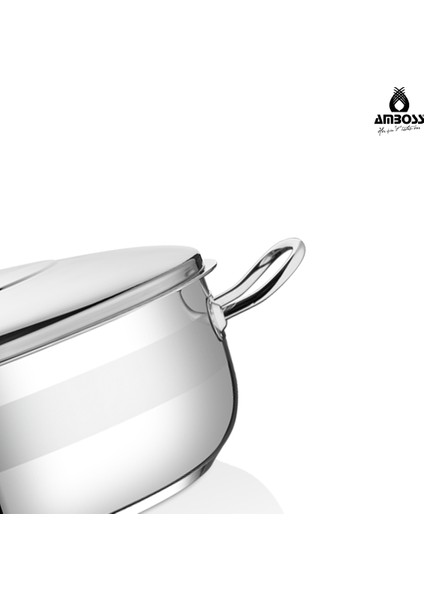 Saphire Paslanmaz Çelik 32 cm Çelik Kapaklı Basık Tencere fırsatları