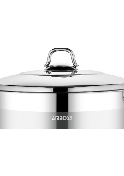 Saphire Paslanmaz Çelik 32 cm Çelik Kapaklı Basık Tencere indirimleri