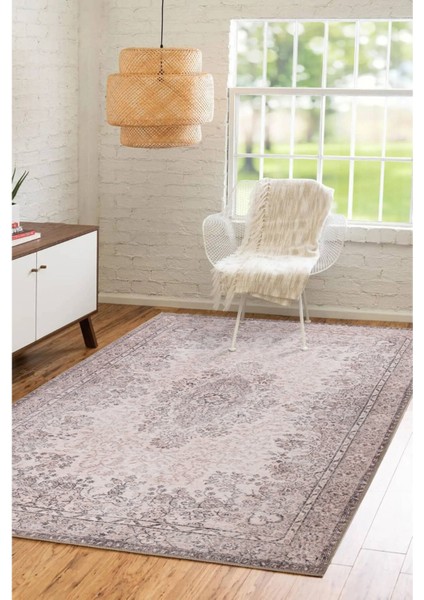 Newport Klasik Bej Polyester Dikdörtgen Modern Desenli Pamuk Makinada Yıkanabilir Hav Toz Vermez Leke Tutmayan Kaymaz Taban Dijital Makine Baskı Salon Yolluk Mutfak Halı fiyatları