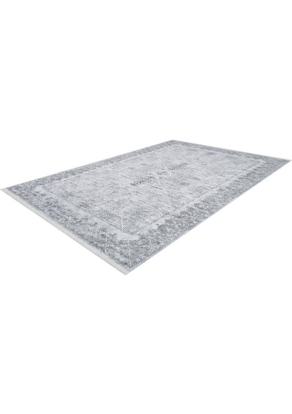 Tijuana Gri Göbekli Etnik Modern Desenli Makinada Yıkanabilir Hav Toz Vermez Leke Tutmayan Kaymaz Taban Dijital Makine Baskı Salon Yolluk Mutfak Halı fiyatları