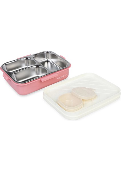 Paslanmaz Çelik Lunch Box BL10283 Pembe modelleri