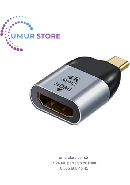 4K 60HZ HDMI To Type-C Dönüştürücü Adaptör