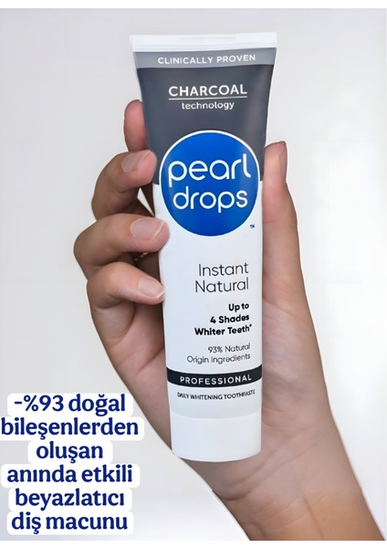 Instant Natural White Diş Macunu 2 x 75 ml fiyatları