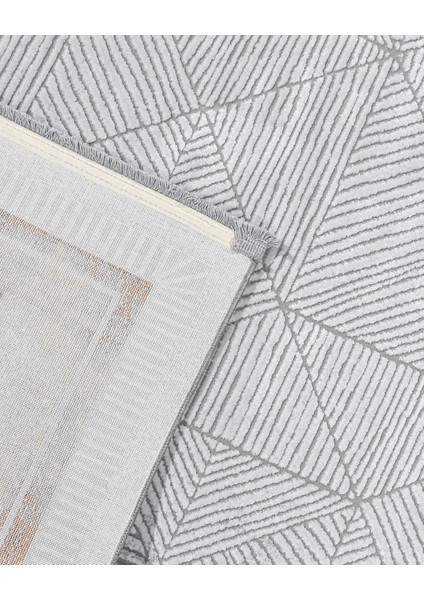 Abolitionist Geometrik Bakır Pamuk Dikdörtgen Modern Desenli Akrilik Hav Vermeyen Leke Tutmayan Kolay Temizlenen Yumuşak Makine Salon Yolluk Mutfak Halı indirimleri