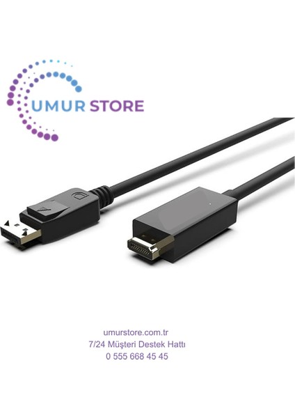 IDPH-18T Displayport To HDMI Kablo 1.8mt fırsatları