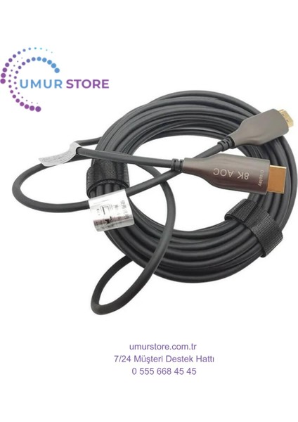 15 Metre - Aoc Fiber HDMI 2.1 Kablo - 48GBPS, 8K@60Hz, 4K@120Hz, 4K@60Hz, Earc, D-Hdr, Dolby Vision fırsatları