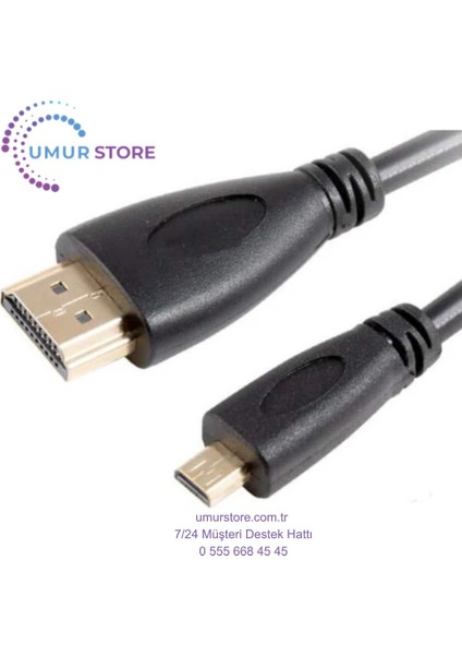 3 Metre Mikro Hdmi Kablo Micro Hdmi To Hdmi Kablo 3m
