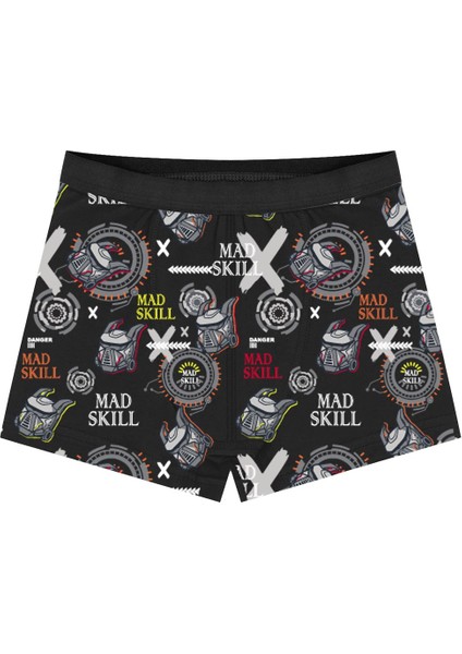 Erkek Çocuk Boxer 3'lü Baskılı (%96 Pamuk - %4 Elastan) modelleri
