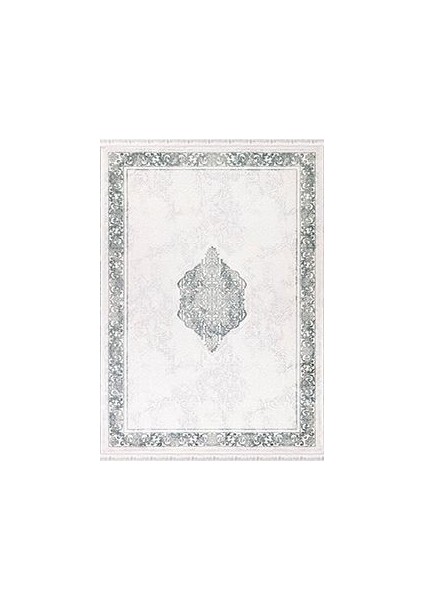 Abrupt Klasik Gri Pamuk Dikdörtgen Modern Desenli Akrilik Hav Vermeyen Leke Tutmayan Kolay Temizlenen Yumuşak Makine Salon Yolluk Mutfak Halı