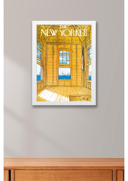 The New Yorker Çerçeveli Tablo July 2 1979 - Tekne Yarışı Tablosu fiyatları