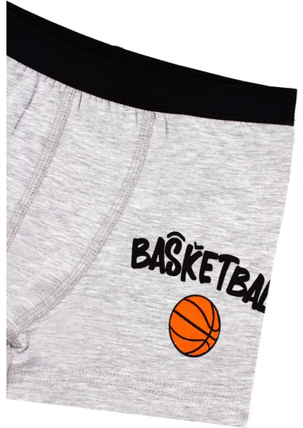 Erkek Çocuk Boxer 3'lü Baskılı (%96 Pamuk - %4 Elastan)