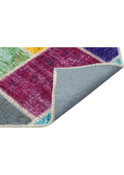 Atina Mavi Eskitme Yün Modern Desenli Yün Hav Toz Vermez Leke Tutmayan Salon Yolluk Mutfak El Dokuma Halı fiyatları