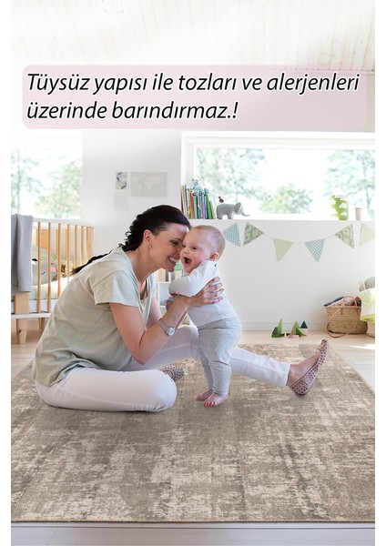 Kaputas Eskitme Gri Polyester Dikdörtgen Modern Desenli Pamuk Makinada Yıkanabilir Hav Toz Vermez Leke Tutmayan Kaymaz Taban Dijital Makine Baskı Salon Yolluk Mutfak Halı modelleri