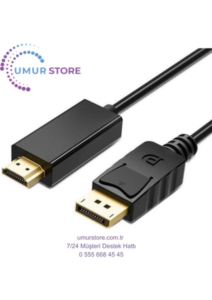 Displayport To HDMI Dönüştürücü Kablo 5 Metre fiyatları