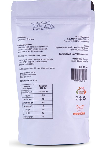 Mersinden Kurutulmuş Portakal fiyatları