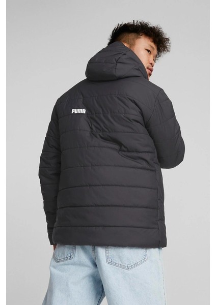 84893801 Ess Hooded Padded Jacket Erkek Spor Ceket