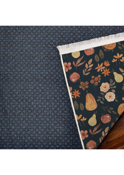 Figürlü Sarı Pamuk Dikdörtgen Modern Desenli Pamuk Makinada Yıkanabilir Hav Toz Vermez Leke Tutmayan Kaymaz Taban Dijital Makine Baskı Salon Yolluk Mutfak Halı indirimleri