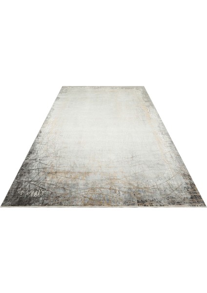 Las Vegas Geometrik Gri Viskon Dikdörtgen Modern Desenli Akrilik Hav Vermeyen Leke Tutmayan Kolay Temizlenen Yumuşak Makine Salon Yolluk Mutfak Halı fiyatları