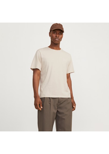 Bisiklet Yaka Logo Baskili Tisört-Corplogo