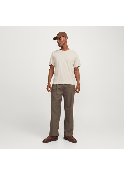 Bisiklet Yaka Logo Baskili Tisört-Corplogo