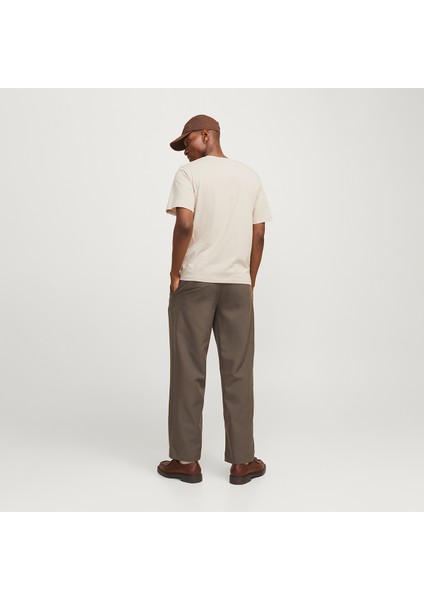 Bisiklet Yaka Logo Baskili Tisört-Corplogo