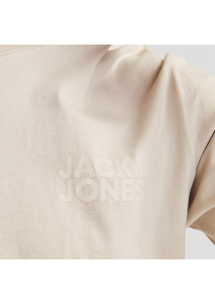 Bisiklet Yaka Logo Baskili Tisört-Corplogo