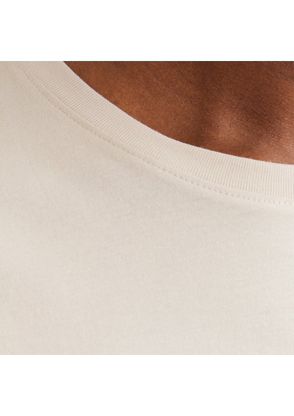 Bisiklet Yaka Logo Baskili Tisört-Corplogo