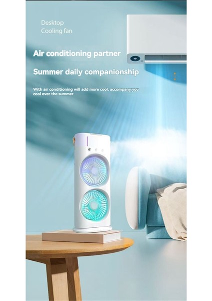 Taşınabilir Hava Soğutma Fanı Şarj Edilebilir Hava Sisleme Kule Fanı Uzaktan Kumandalı Buharlaştırıcı Klima Yatak Odası Için (Yurt Dışından) indirimleri