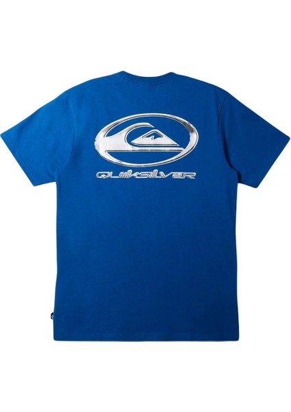 Chrome Logo SS STN AQYZT09545-12227 ERKEK Mavi Tişört