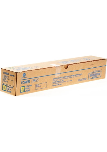 bizhub C227 ve 287 TN-221Y Sarı (Yellow) Orjinal Toner Develop +INEO227 ve +INEO287 Modelleri Ile Uyumludur TN221Y fırsatları