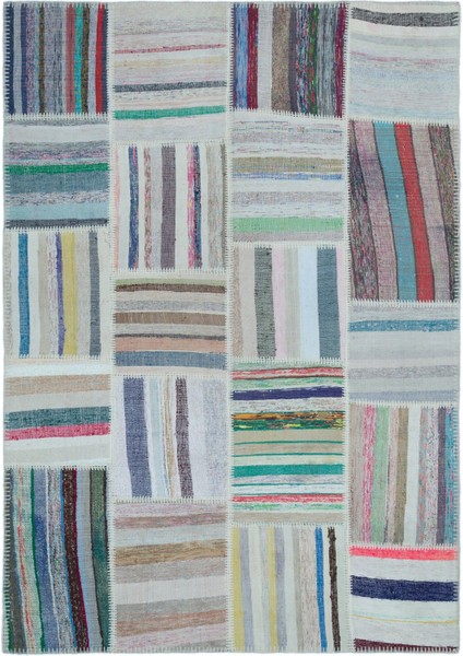 Iskece Kahverengi Eskitme Yün Modern Desenli Yün Hav Toz Vermez Leke Tutmayan Salon Yolluk Mutfak El Dokuma Halı