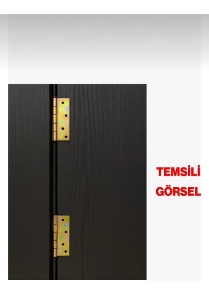 Metal Sarı Yaprak Menteşe Mobilya Pencere Kapı Dolap Menteşe No:5 (2 Adet) modelleri