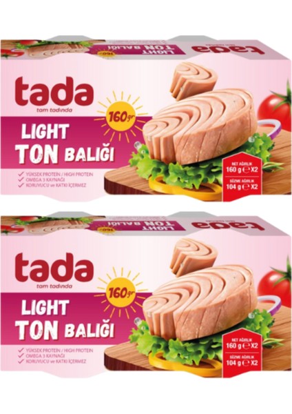 Light/hafif Ton Balığı 160 gr x 4 Adet