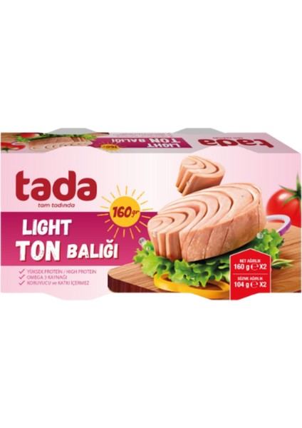 Light/hafif Ton Balığı 160 gr x 4 Adet modelleri