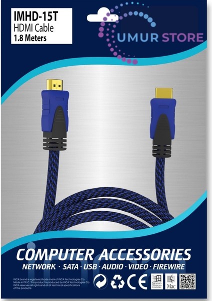 8k Ultra Hd 2.1V 48GBPS Altın Kaplama UHD HDMI Kablo modelleri