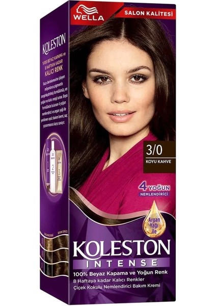 Koleston Intense Saç Boyası 3/0 Koyu Kahve - Salon Kalitesi fırsatları