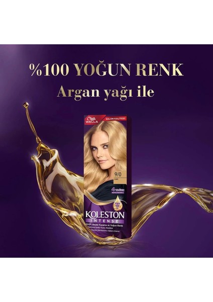 Koleston Intense Saç Boyası 9/0 Sarı - Salon Kalitesi modelleri