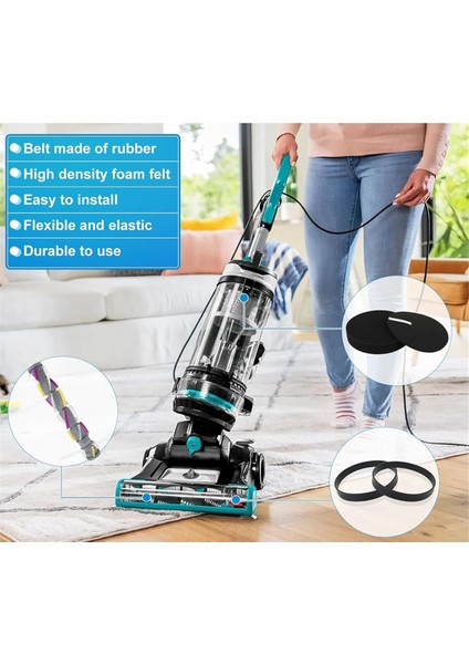 Bissell 2252 Elektrikli Süpürge Aksesuarlarının Değiştirilmesi Için 5 Adet Silindir Fırça Filtreleri ve Vakum Kayışı Seti (Yurt Dışından) modelleri