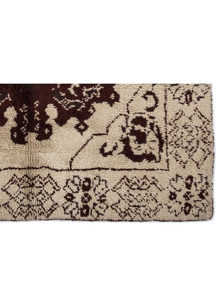 Girit Bej Çizgili Yün Modern Desenli Yün Hav Toz Vermez Leke Tutmayan Salon Yolluk Mutfak El Dokuma Halı indirimleri